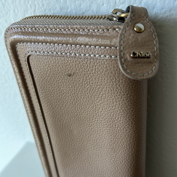 Chloe Paraty Long Zip Wallet, Rock - Picture 8 of 16